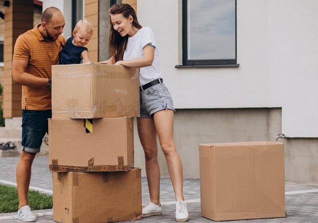 stěhování věcí